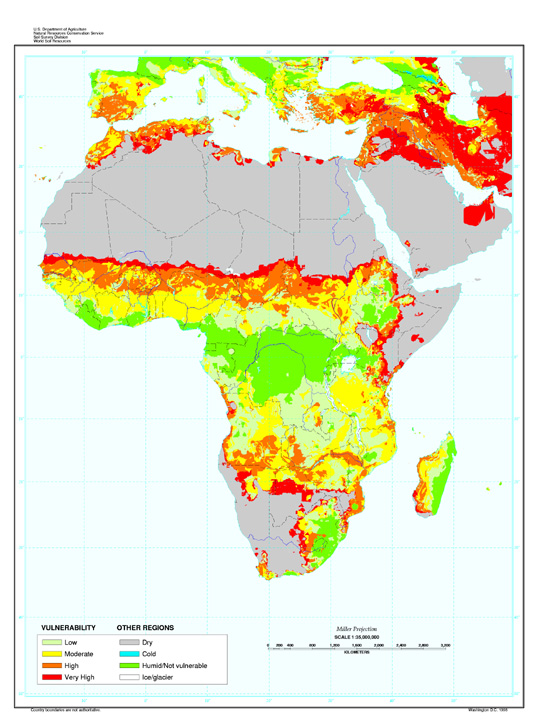 desertification vulnerability in africa