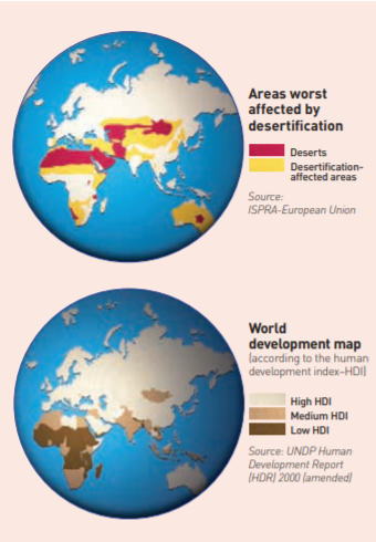 poverty desertification map - what is desertification